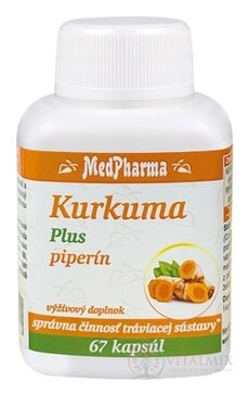 MedPharma Kurkuma Plus piperin cps 1x67 ks