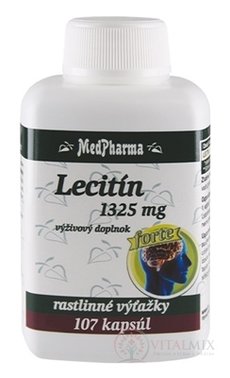 MedPharma LECITIN Forte 1325 mg cps 100 + 7 zdarma (107 ks)