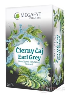 MEGAFYT Černý čaj Earl Grey porcovaný čaj 20x2 g (40 g)