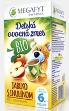 MEGAFYT Dětská ovocná směs BIO JABLKO S inulin inov.2015, 20x2 g (40 g)