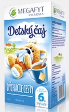 MEGAFYT Dětský čaj DÝCHACÍ CESTY inov.2015, bylinný čaj, 20x2 g (40 g)