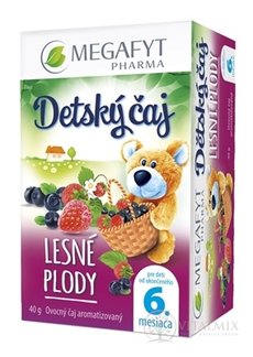 MEGAFYT Dětský čaj LESNÍ PLODY ovocný čaj (od ukonč. 6. měsíce) 20x2 g (40 g)