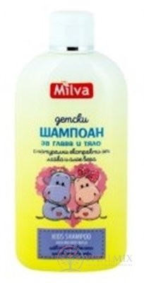 Milva ŠAMPON DĚTSKÝ (Milva Shampoo Kids HAIR AND BODY WASH) 1x200 ml