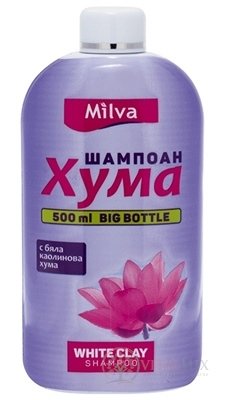 Milva ŠAMPON Huma WHITE CLAY BIG (Milva Shampoo WHITE CLAY BIG) 1x500 ml