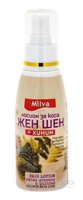 Milva VLASOVÁ VODA ženšen A chinin (Milva HAIR LOTION panax ginseng with Quinine against Hair Loss) 1x100 ml