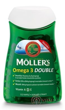 MOLLER&#39;S Omega 3 DOUBLE cps 1x112 ks