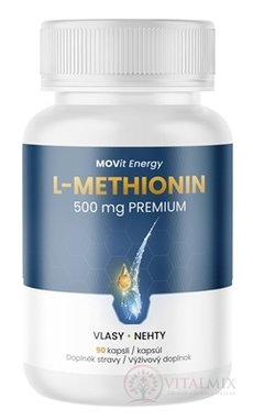 MOVit L-METIONIN 500 mg PREMIUM cps 1x90 ks