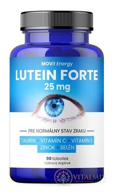MOVit Lutein Forte 25 mg cps (+ taurin, vit.C, vit.E, zinek, selen) 1x90 ks