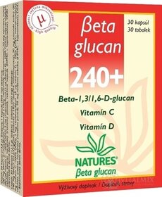 NATURES Betaglucan 240+ cps 1x30 ks