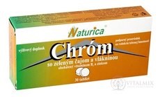 Naturica CHROM se zeleným čajem a vlákninou tbl (chrom 35 mikrogramů) 1x30 ks