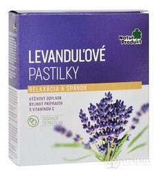 NaturProdukt LEVANDULOVÉ PASTILKY 1x20 ks