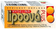 Naturvita KYSELINA lipoová PLUS tbl 1x60 ks