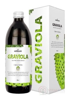 Nefdesanté Graviola šťáva, s vitamínem C, 1x500 ml