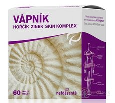 Nefdesanté VÁPNÍK HOŘČÍK ZINEK SKIN KOMPLEX tbl 6x10 (60 ks)