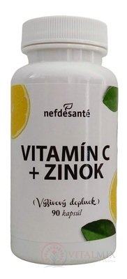 Nefdesanté VITAMIN C + ZINEK tobolky 1x90 ks