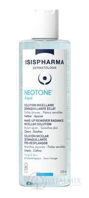 NEOTONE Aqua čistící micelární voda a odličovač, pigmentové skvrny 1x250 ml