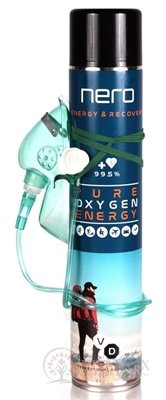 Nero PURE OXYGEN ENERGY inhalační kyslík (objem kyslíku 14 l) 1x750 ml