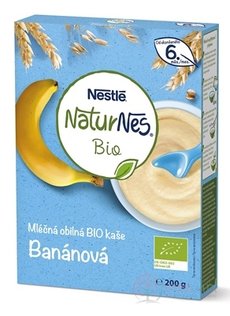 Nestlé Nature BIO Banánová mléčná obilná kaše 1x200 g
