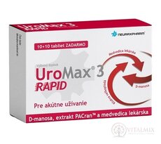 Neuraxpharm UroMax 3 RAPID tbl 10+10 zdarma (20 ks)