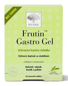 NEW NORDIC Frutin Gastro Gel žvýkací tbl 1x60 ks