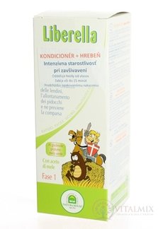 NH - Liberella kondicionér péči při zavšivených s hřebenem 1x125 ml