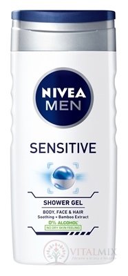 NIVEA MEN SPRCHOVÝ GEL Sensitive 1x250 ml