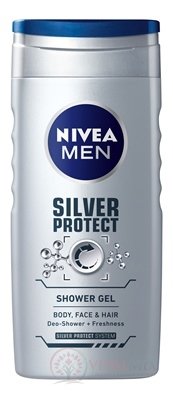 NIVEA MEN SPRCHOVÝ GEL Silver protect 1x250 ml