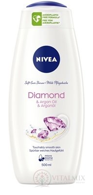 NIVEA Sprchový gel DIAMOND &amp; Argan oil 1x500 ml