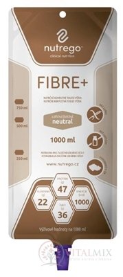 Nutrego FIBRE+ s příchutí neutral tekutá výživa, sondová 6x1000 ml
