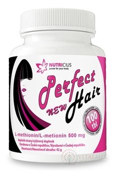 NUTRICIUS Perfect HAIR new tbl (methionin 500 mg) 1x100 ks