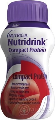 NUTRIDRINK COMPACT PROTEIN s příchutí lesního ovoce (inov.2021) 24x125 ml