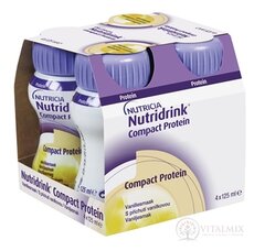 Nutridrink Compact Protein s vanilkovou příchutí 4x125 ml (500 ml)