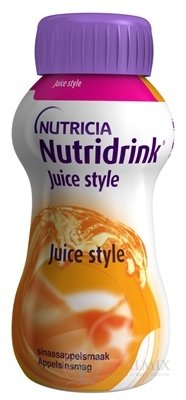 Nutridrink Juice Style s pomerančovou příchutí 4x200 ml