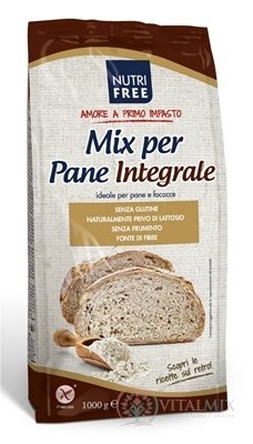 NutriFree Mix per Pane Integrale směs na chleba celozrnná, bezlepková 1x1000 g