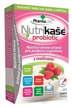 Nutrikaše probiotic - s malinami 3x60 g (180 g)