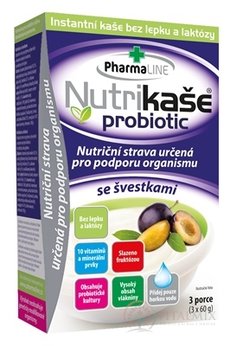 Nutrikaša Probiotic - se švestkami 3x60 g (180 g)