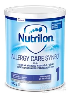 Nutrilon 1 ALLERGY CARE Synet mléčná výživa v prášku (od narození) (inů. 2019) 1x450 g