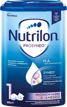 Nutrilon 1 PROSYNEO HA - Hydrolyzed Advance počáteční kojenecká výživa (0-6 měsíců) 1x800 g