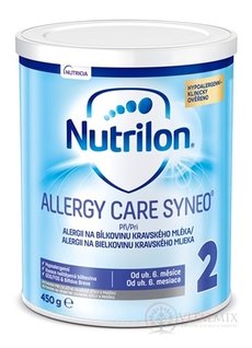 Nutrilon 2 ALLERGY CARE Synet mléčná výživa v prášku (od uk. 6. měsíce) (inů. 2019) 1x450 g