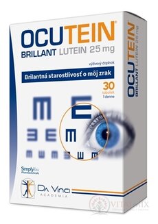 OCUTEIN BRILLANT Lutein 25 mg - DA VINCI cps 1x30 ks