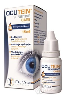 OCUTEIN SENSITIVE CARE - DA VINCI zvlhčující oční kapky 1x15 ml