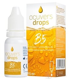 Ocuvers drops B5 oční kapky s provitaminem B5, 1x15 ml
