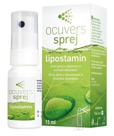 Ocuvers spray lipostamin oční kapky ve spreji, liposomy a Euphrasia, 1x15 ml