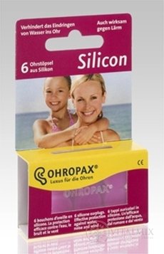 OHROPAX SILICON Ušní vložky v krabičce 1x6 ks