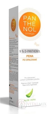 omega PANTHENOL 9% ALOE VERA pěna po opalování 1x150 ml