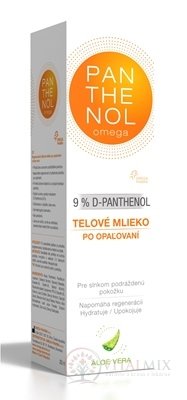 omega PANTHENOL 9% ALOE VERA tělové mléko po opalování 1x250 ml