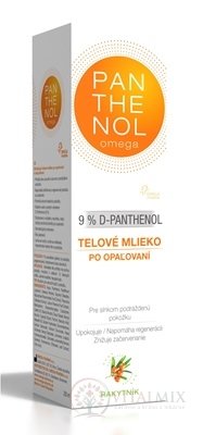 omega PANTHENOL 9% RAKYTNÍK tělové mléko po opalování 1x250 ml