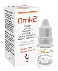 Omk2 sterilní oční roztok 1x10 ml