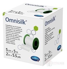 Omnisilk hypoalergenní náplast z bílého hedvábí (5cmx5m) 1x1 ks