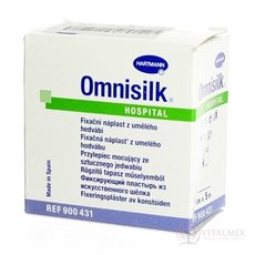 Omnisilk hypoalergenní náplast z bílého hedvábí (2,5cmx5m) 1x1 ks